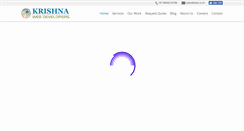 Desktop Screenshot of krishnawebdevelopers.com